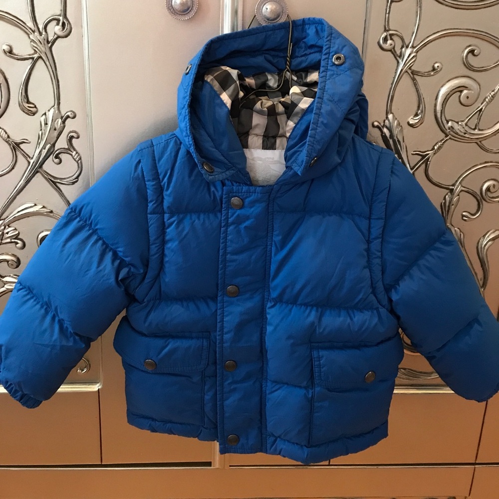 Burberry toddler Puffer winter coat